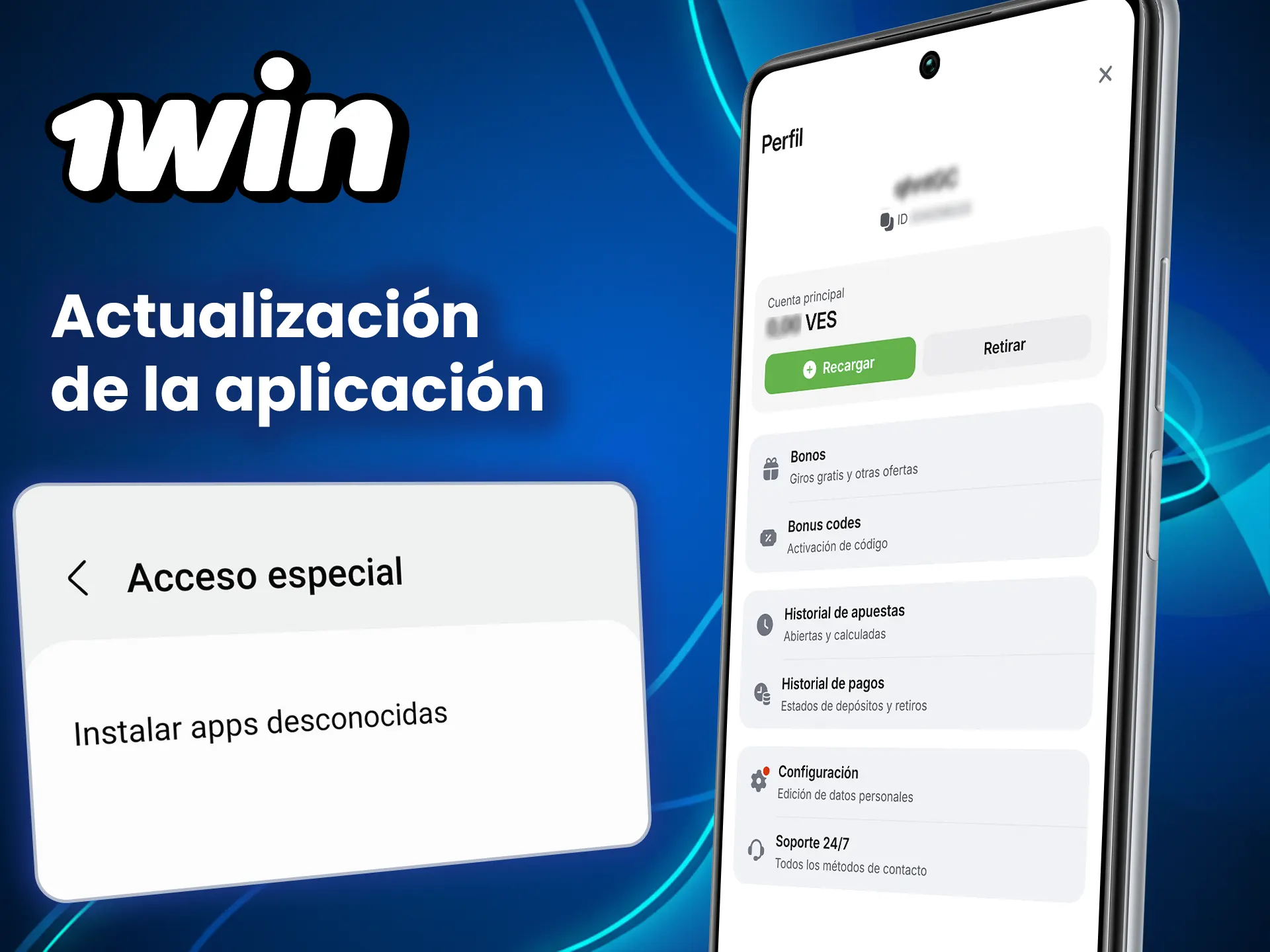 Actualiza la aplicación 1win y disfruta de todas las posibilidades.