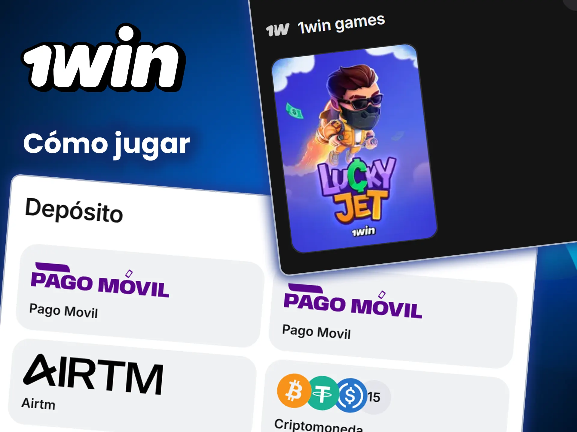 Regístrate en 1win y descubre cómo jugar a Lucky Jet.