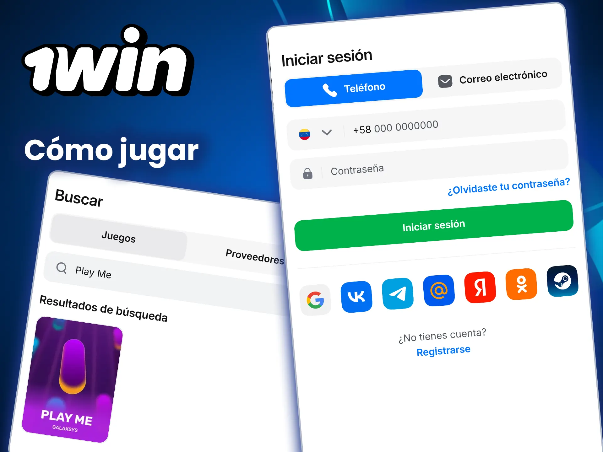 Regístrese y tenga la oportunidad de ganar en el juego Play Me en el sitio web 1win.