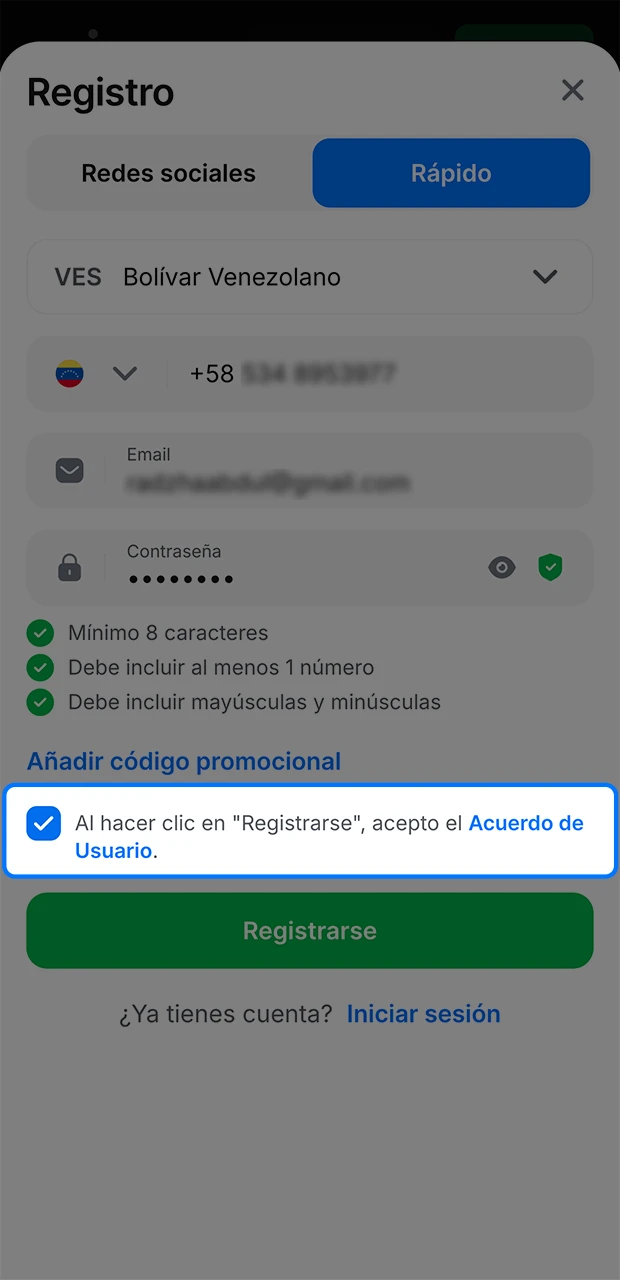 Lea atentamente las normas de la plataforma 1Win.