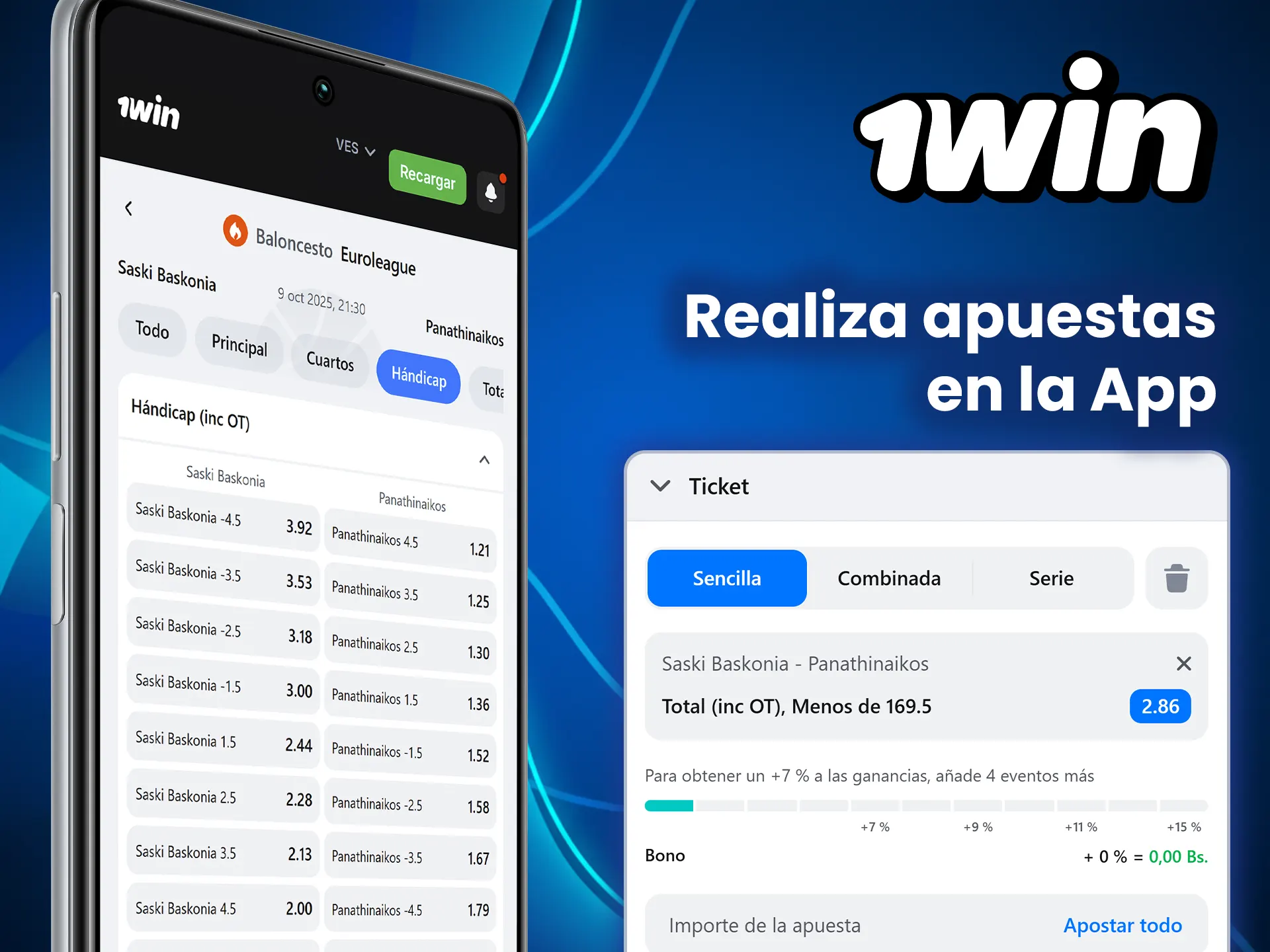 Haz apuestas seguras y gana con 1win.