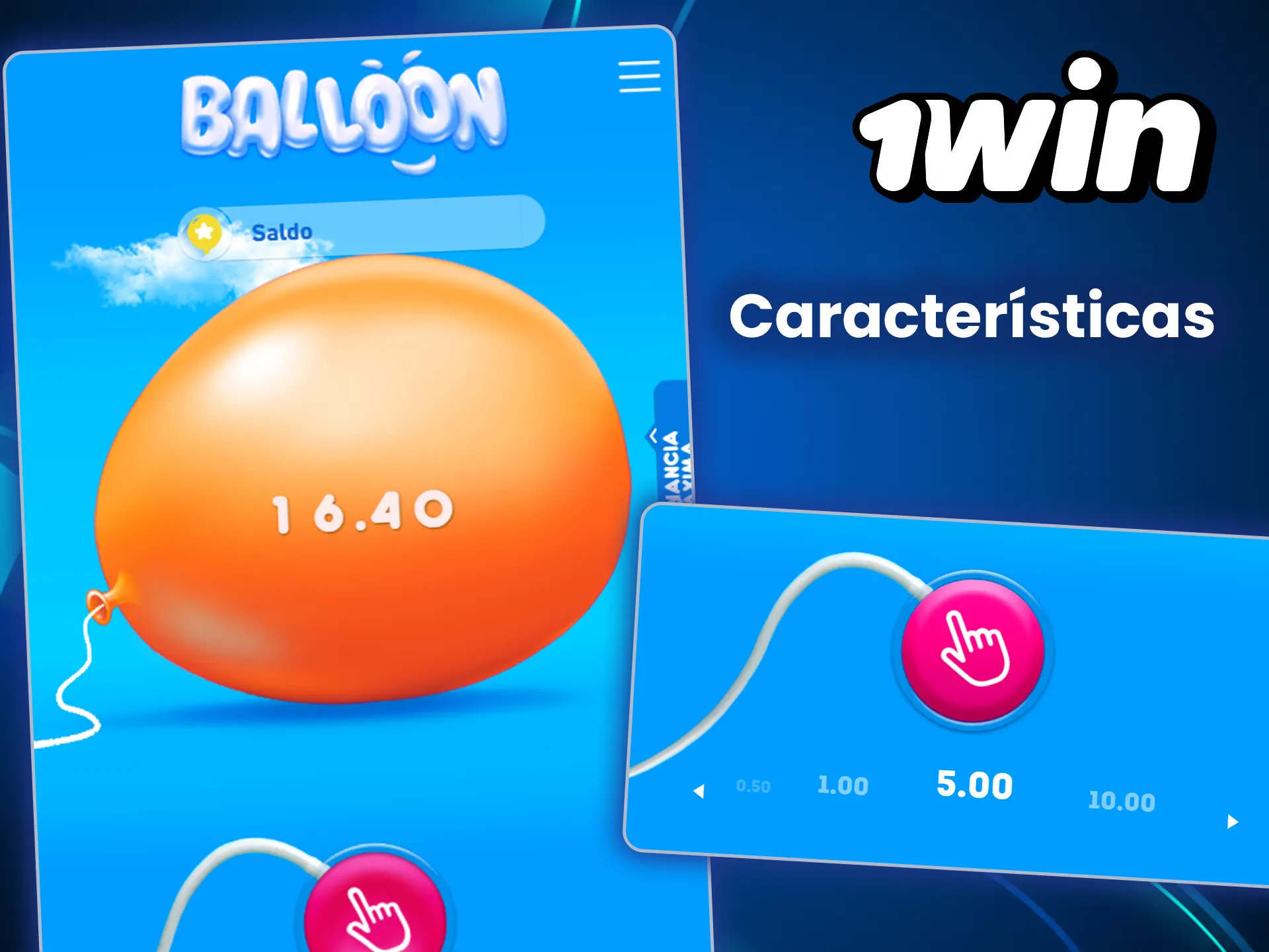 Conoce las características del emocionante juego Balloon de 1win.