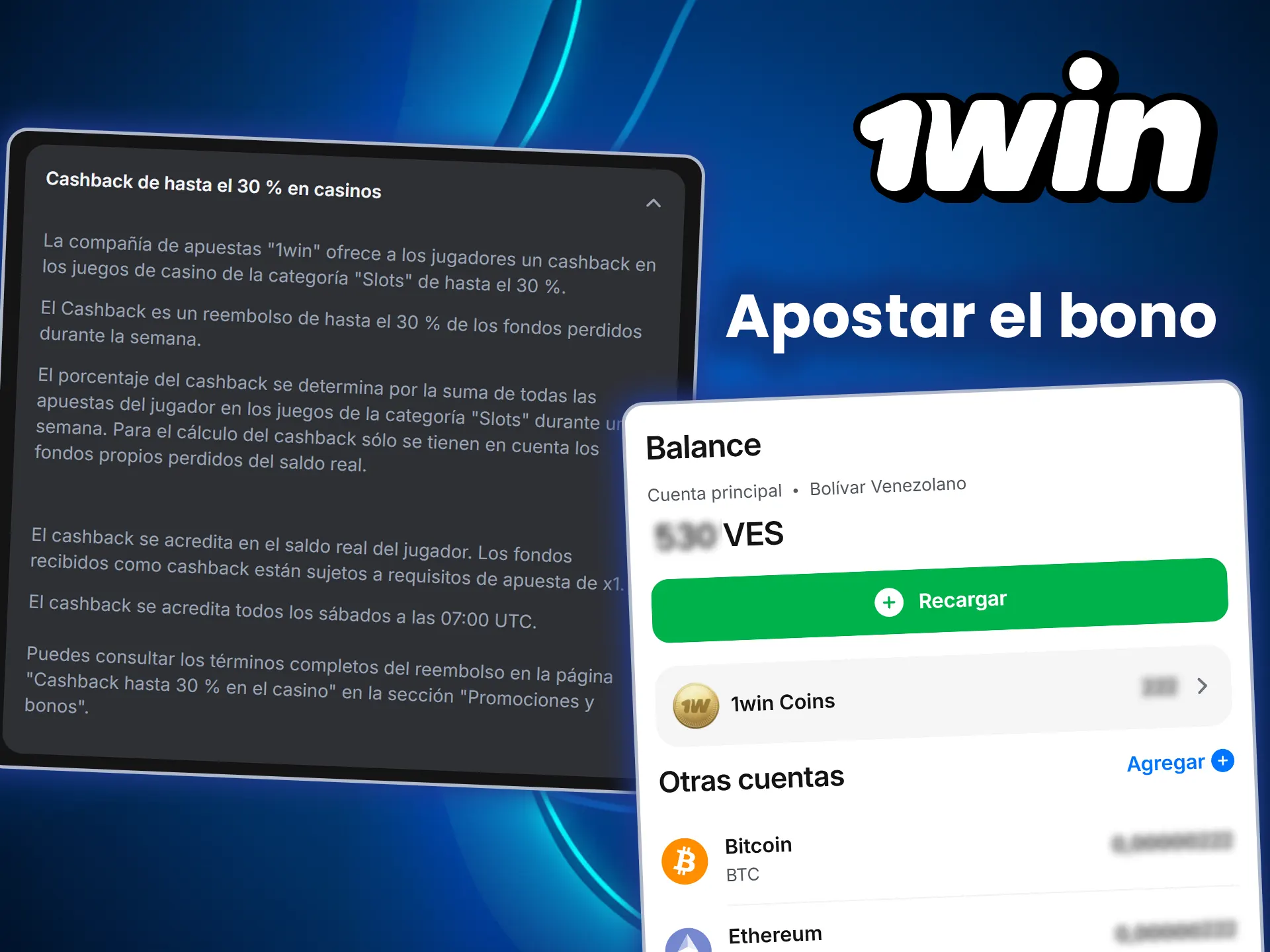 Haz tu primera apuesta con un bono en 1win.