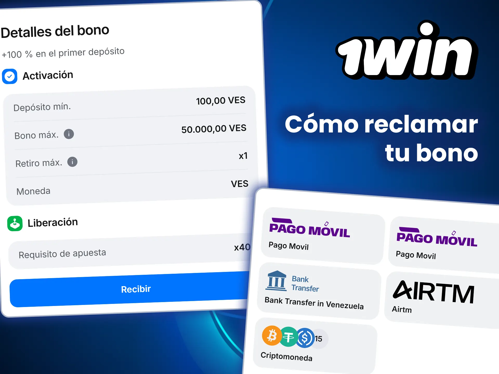 Descubre cómo conseguir un bono en 1win.
