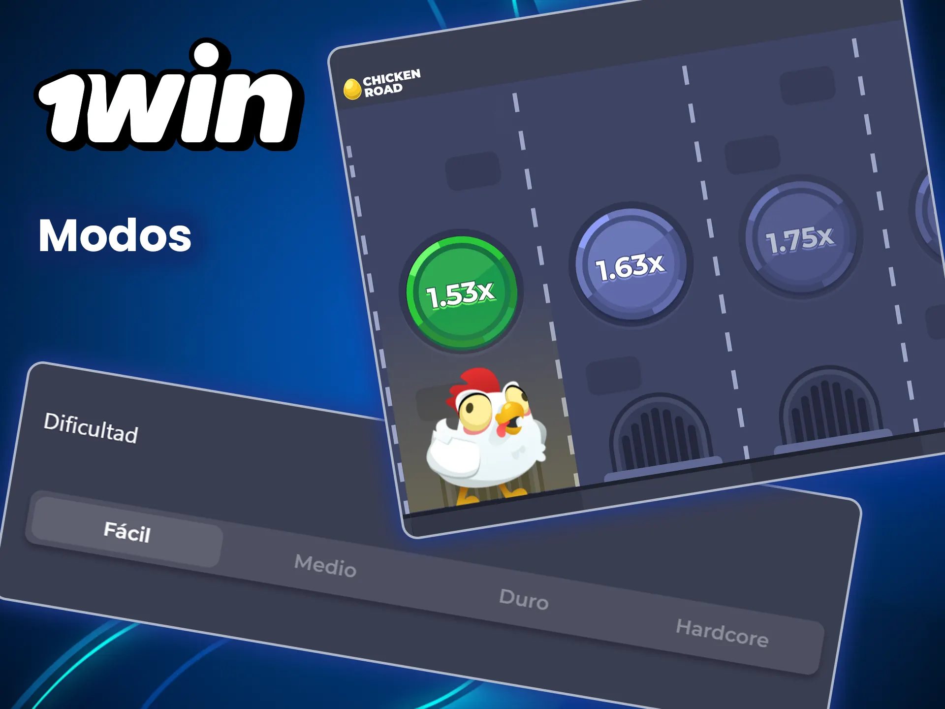 Prueba los modos favoritos de los jugadores en Chicken Road de 1win.