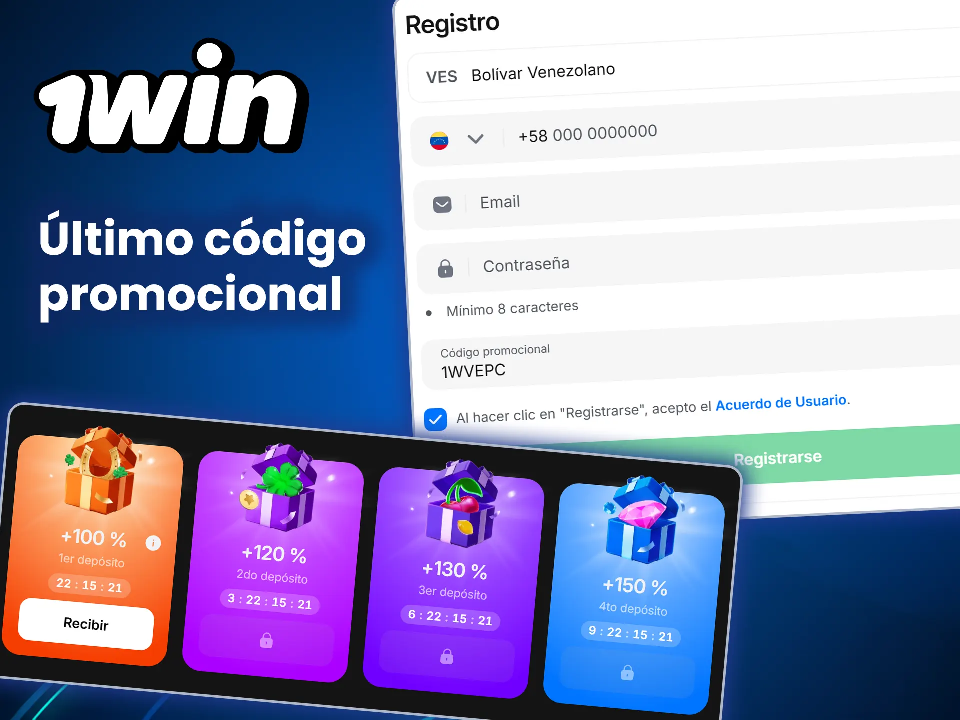 Activa el código de bonificación actual de 1win y empieza a jugar con ventaja.