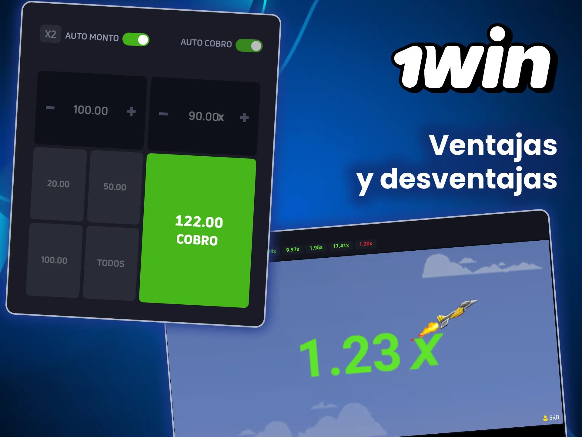 Descubre las ventajas y desventajas de JetX en 1win.