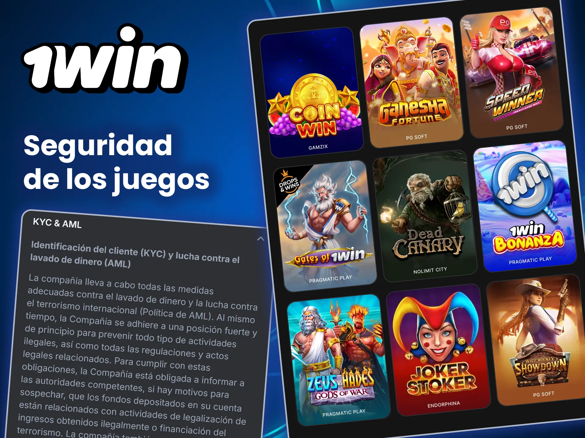 Descubra la seguridad y la fiabilidad de 1win.