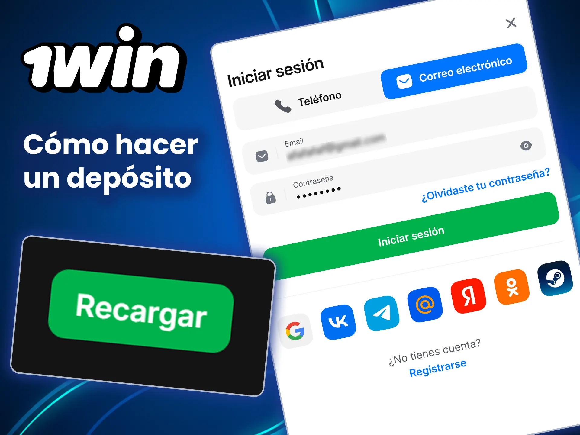 Haz un depósito y empieza a jugar en 1win ahora mismo.