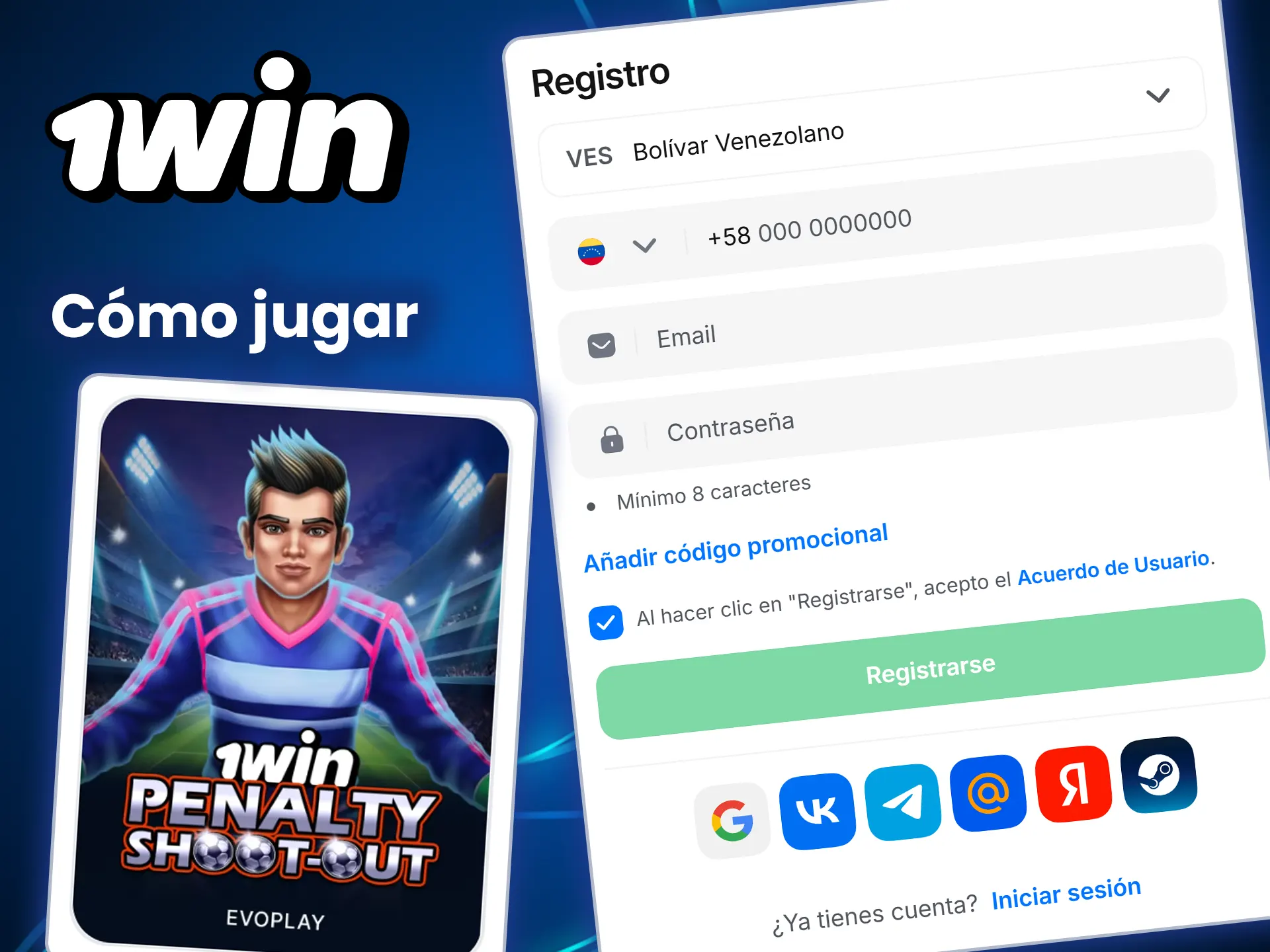 Aprende a jugar a Penalty Shoot-Out y empieza a ganar en 1win.