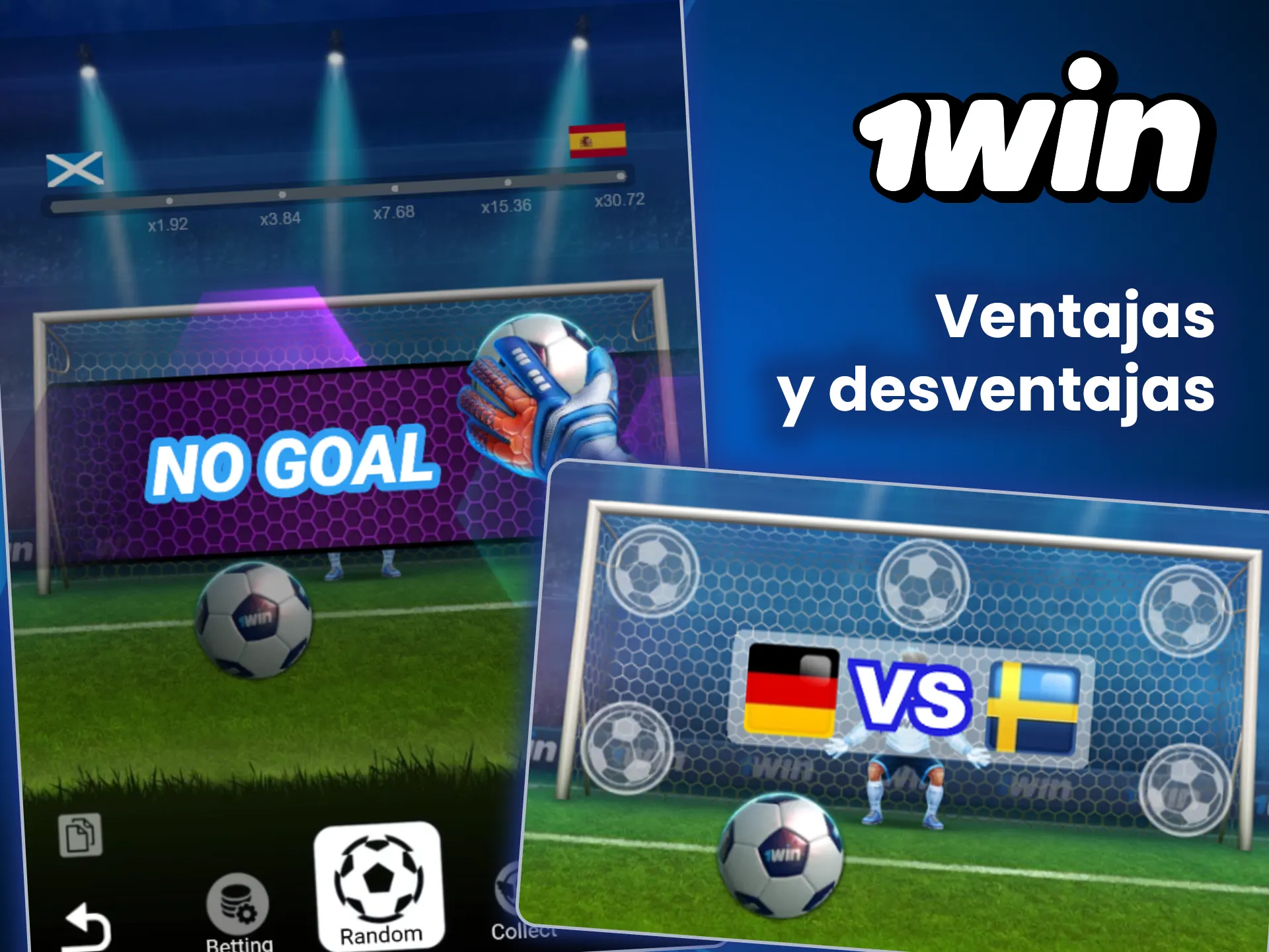 En el juego Penalty Shoot-Out te esperan los índices RTP más altos de 1win.