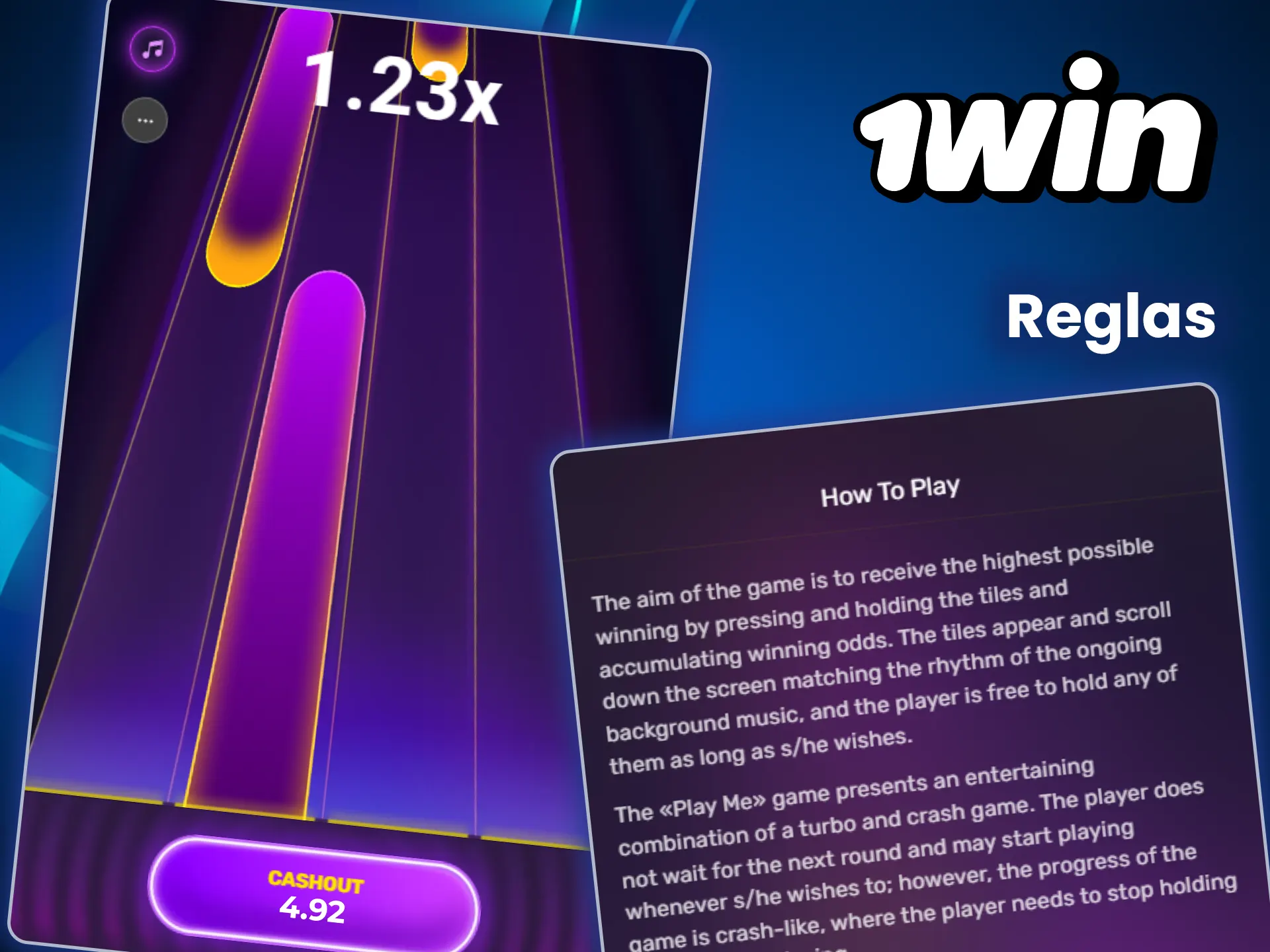 Familiarízate con las reglas de Play Me y comienza tu camino hacia la victoria con 1win.