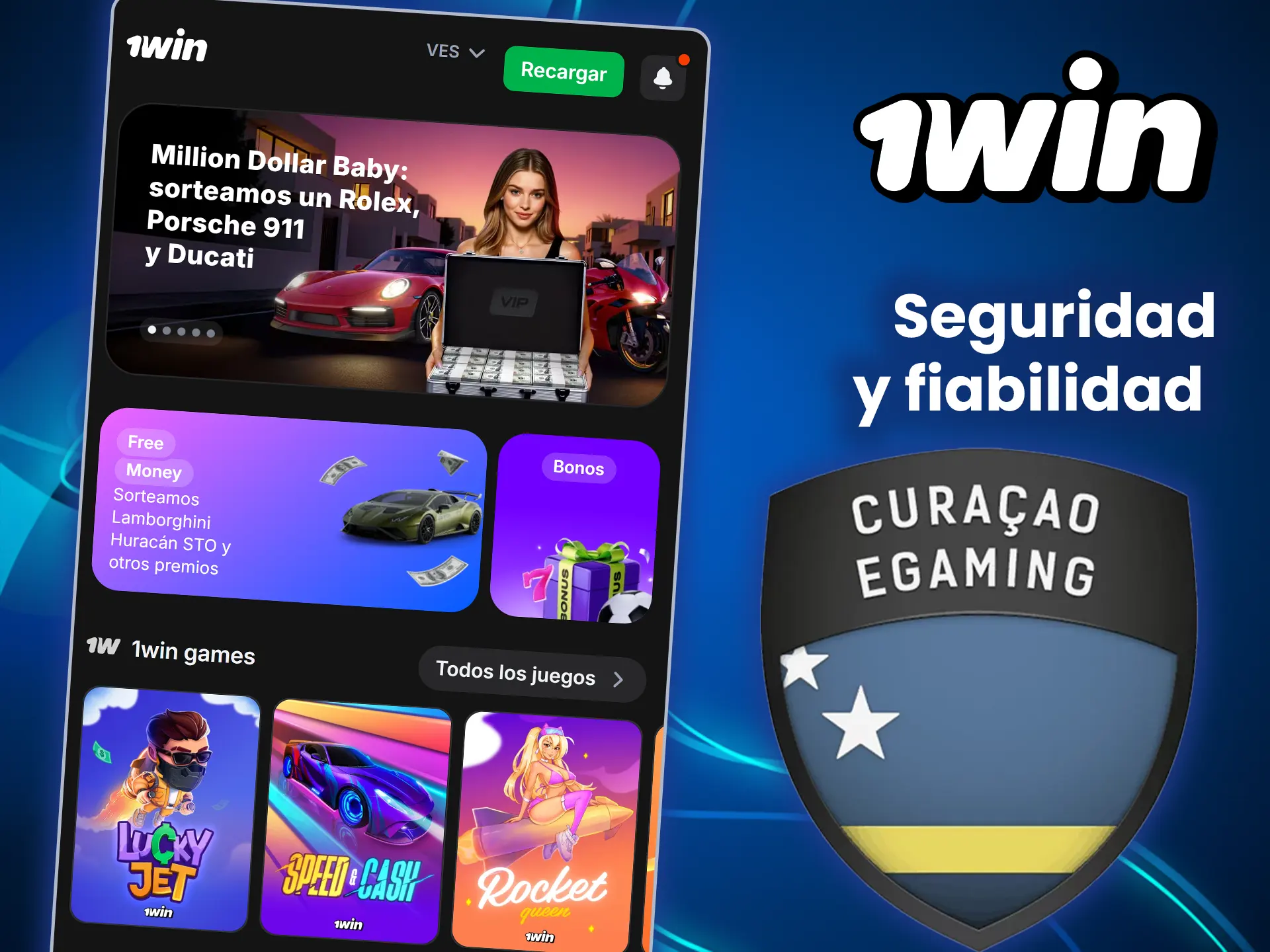 Siéntete seguro y confiado con 1win.