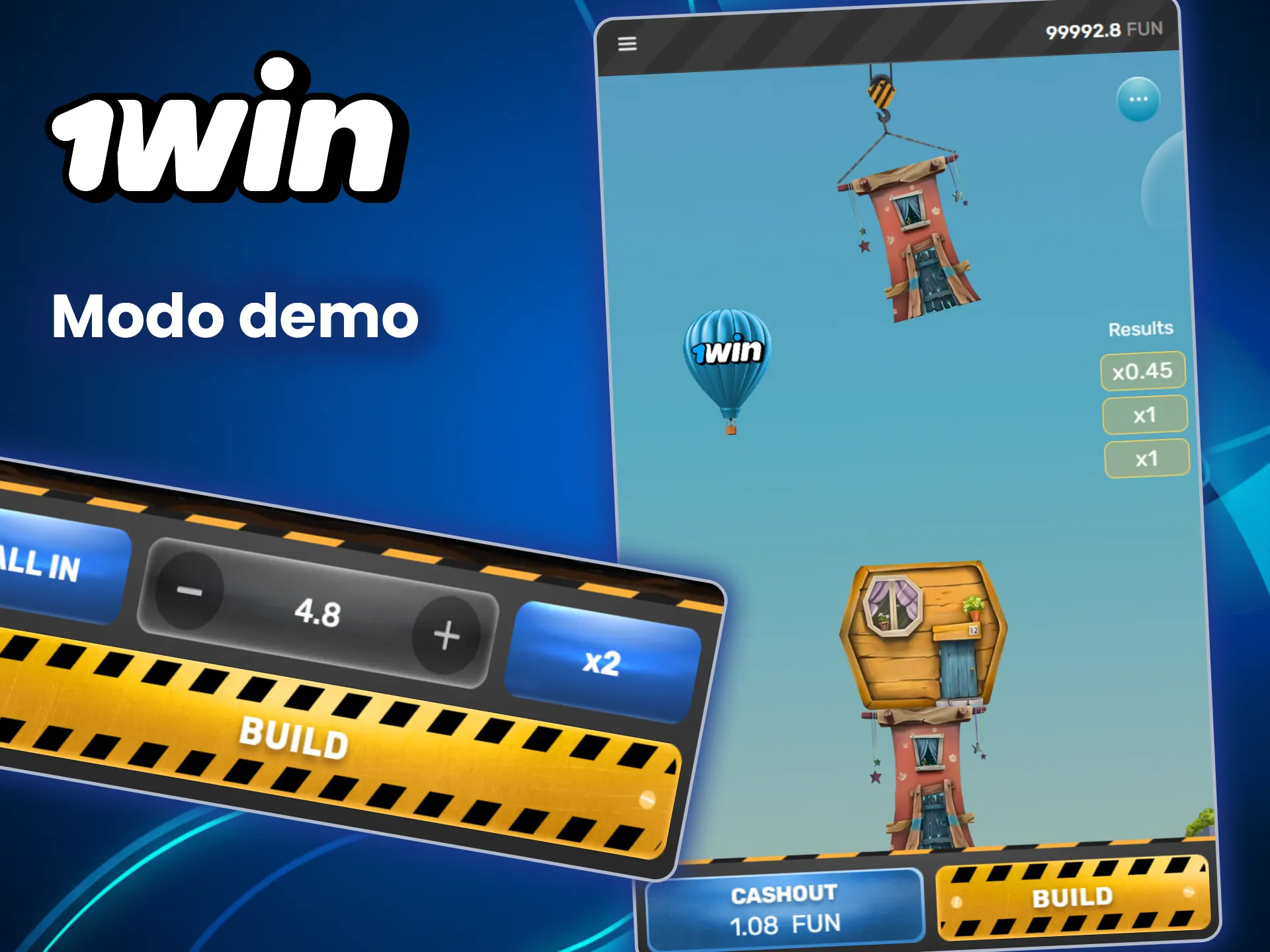 Prueba Tower Rush gratis en modo demo en 1win.
