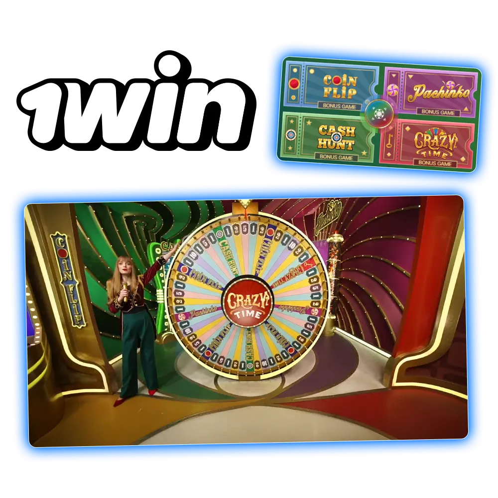 Descubre el apasionante mundo de Crazy Time en la plataforma 1win.