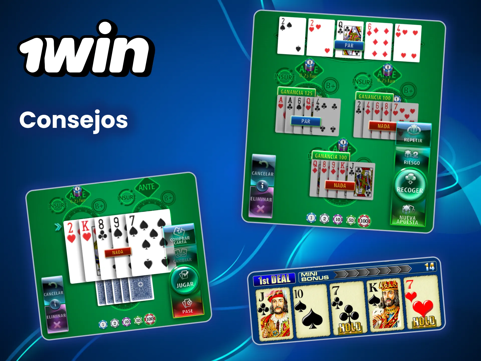 Echa un vistazo a los consejos útiles sobre póquer y mejora tu juego en 1win.