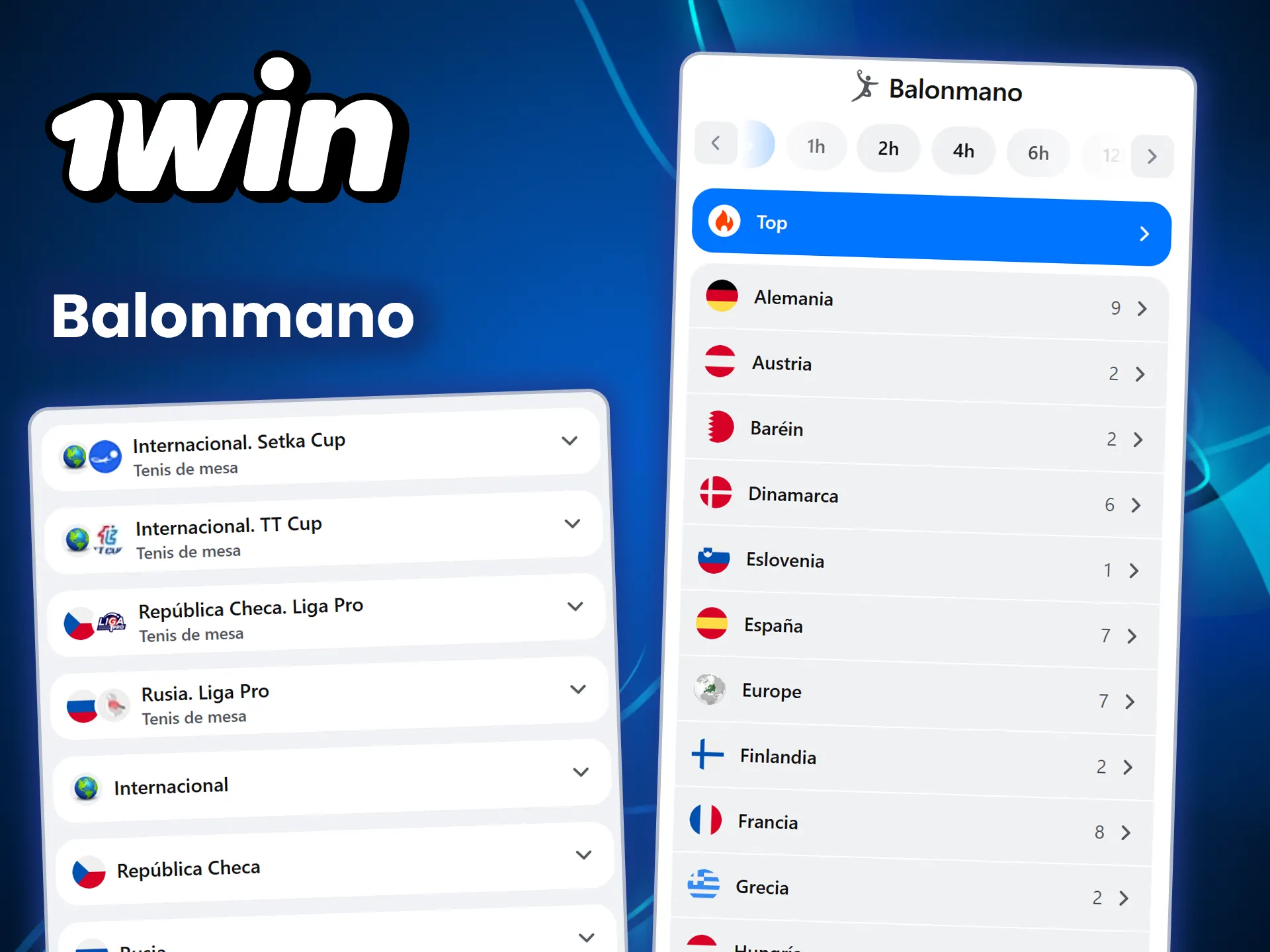 Apuesta al balonmano en 1win official site y llévate la victoria.