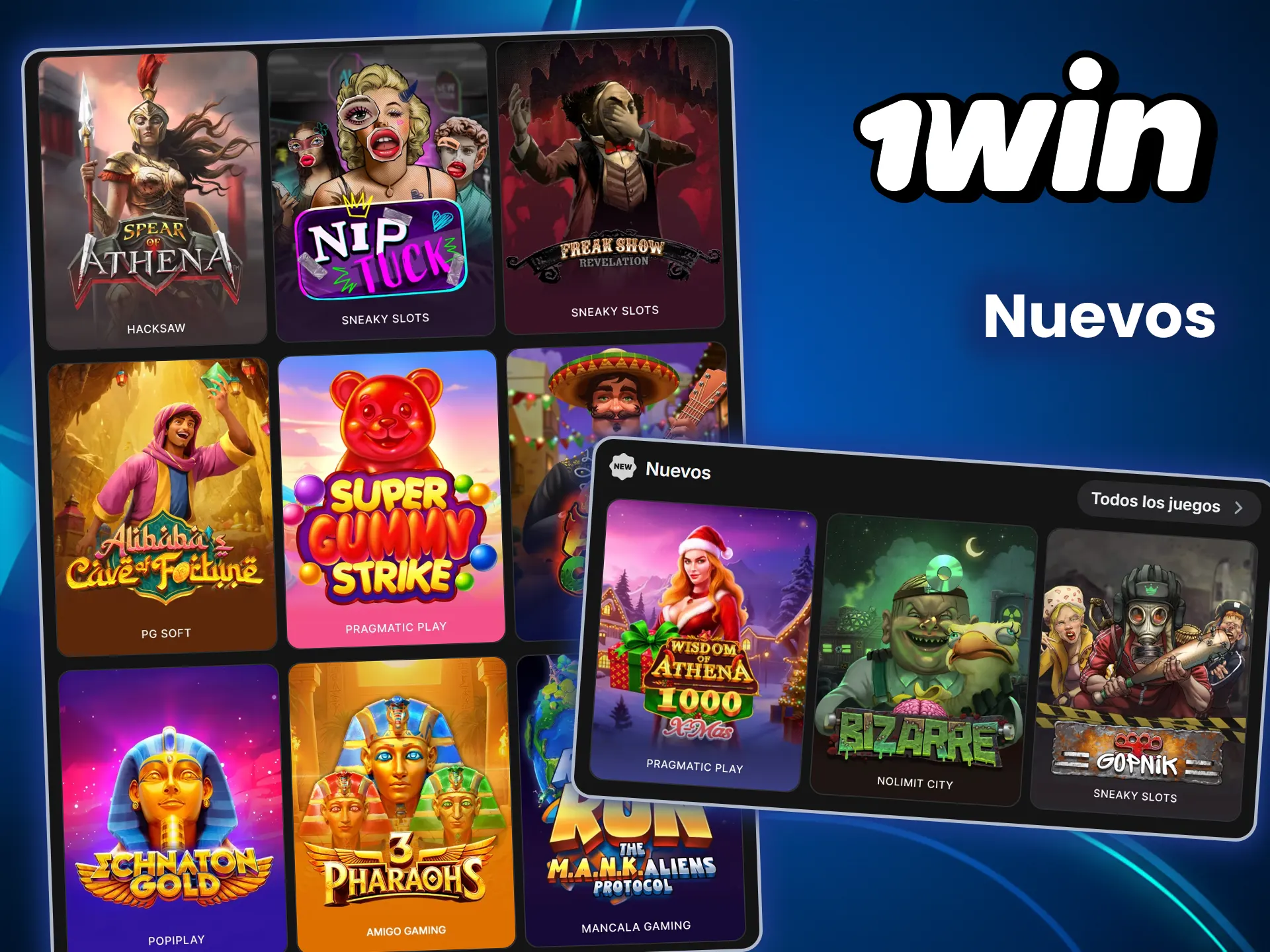 Prueba tu suerte en los nuevos juegos de 1win.
