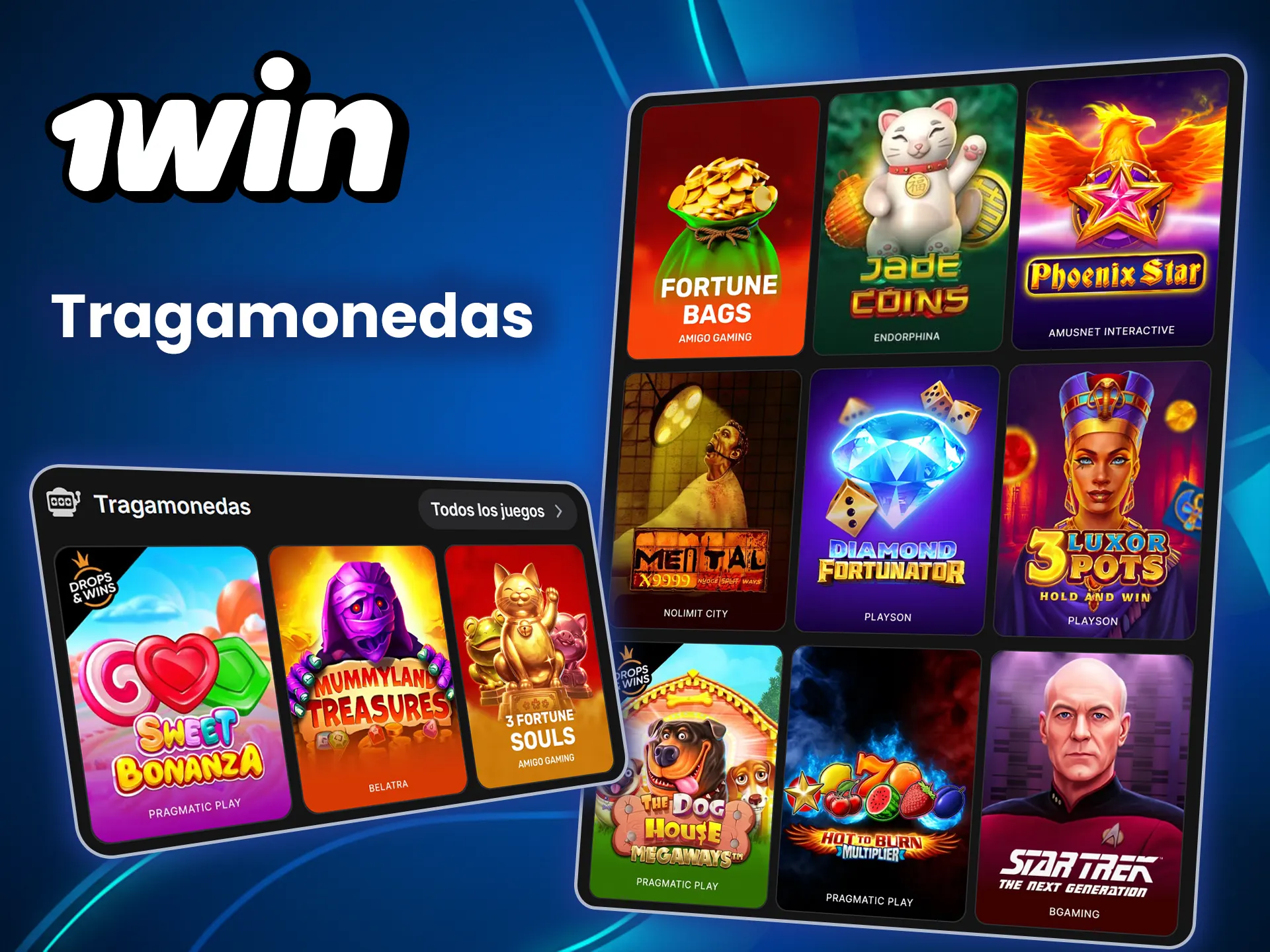 Juega a las tragaperras en 1win y ve a por el bote.