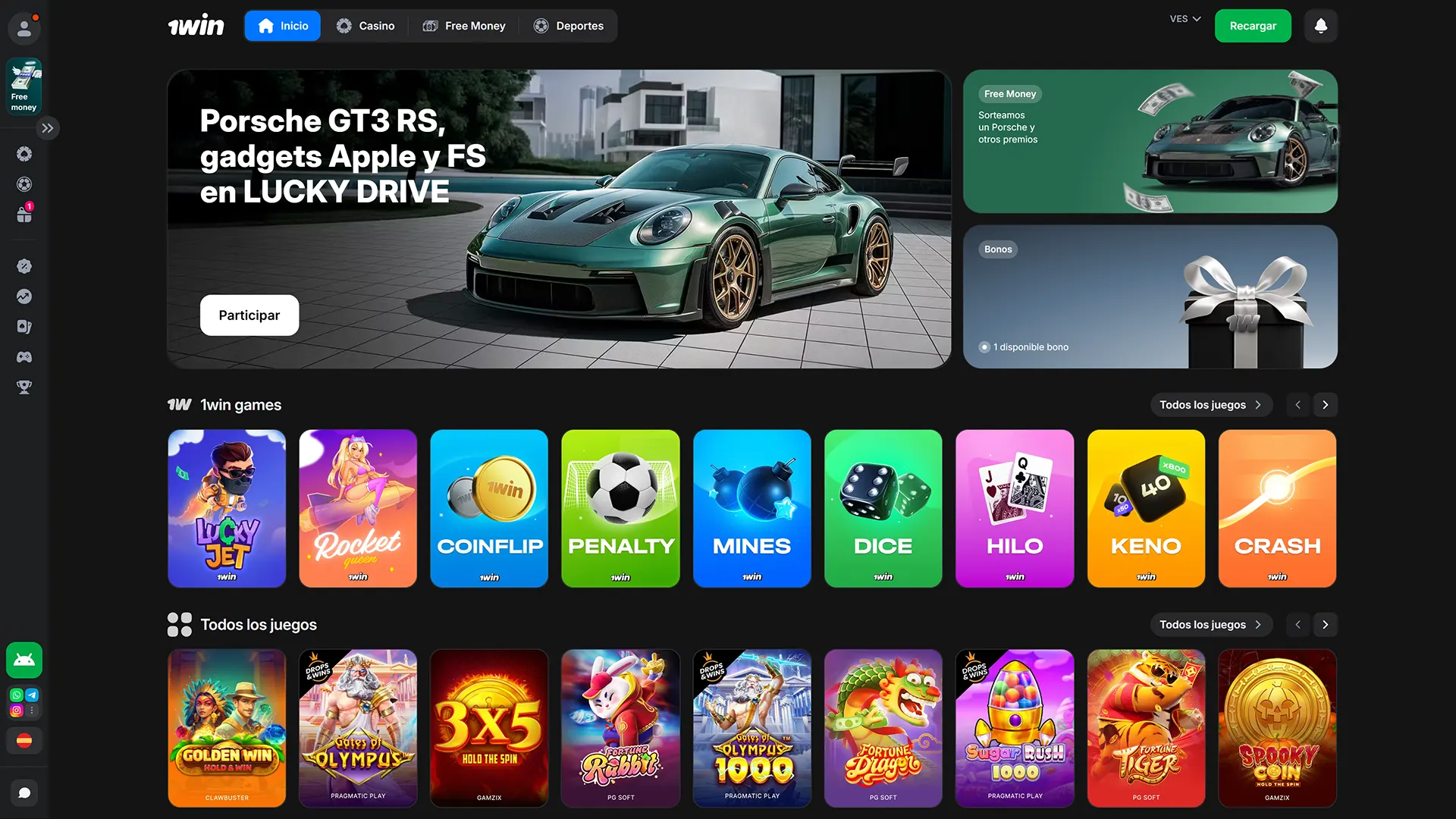 Prueba la selección favorita de los jugadores de 1win casino y descubre nuevos juegos.