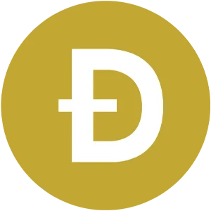 Logo Dogecoin.