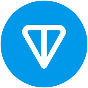 Toncoin logo.