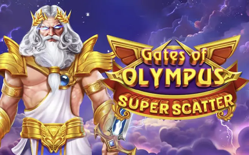 Descubre Gates of Olympus Super Scatter en la página web de 1win.