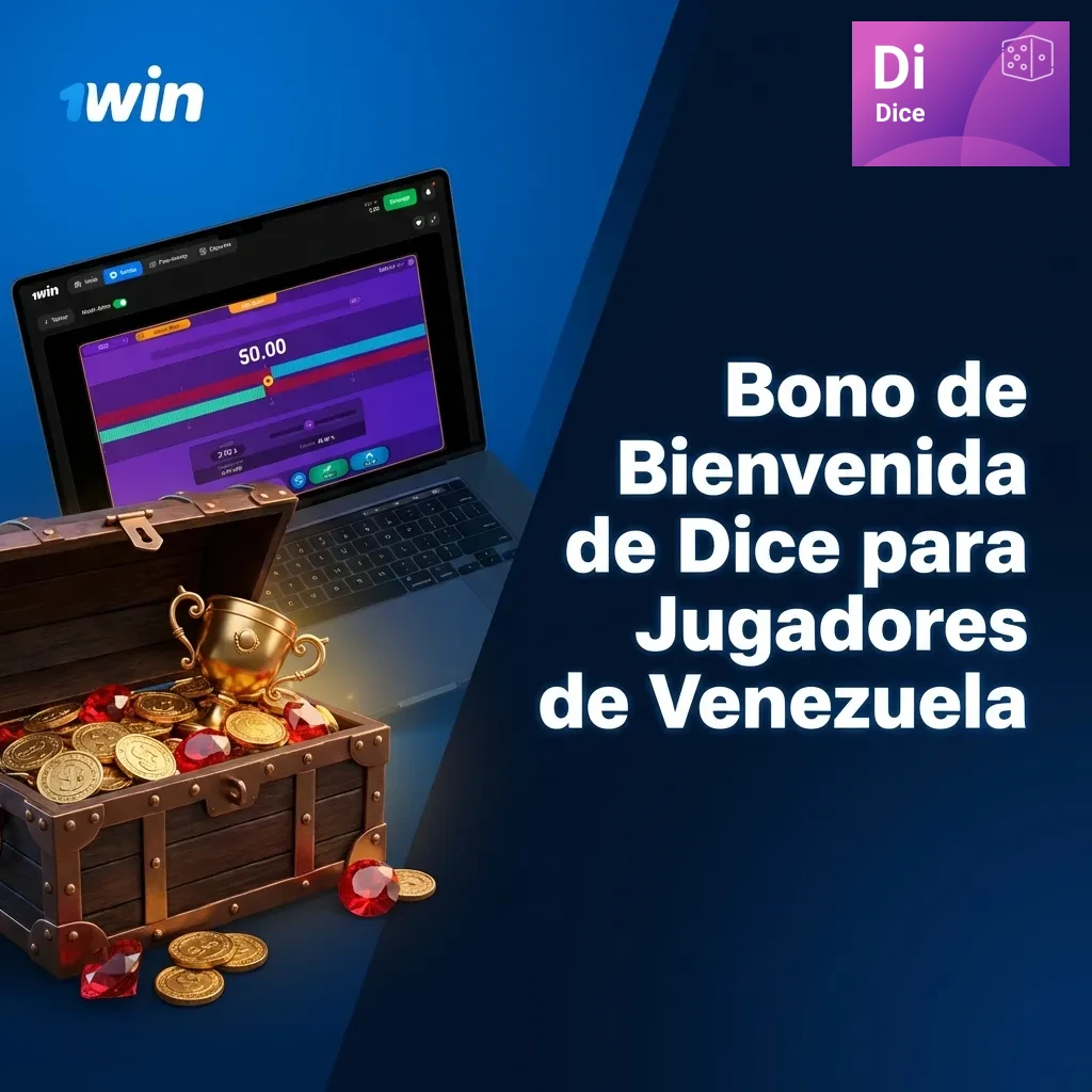 Dice welcome bonus for Venezuelan players offering 500% on first 4 deposits plus 200 coins with app installation