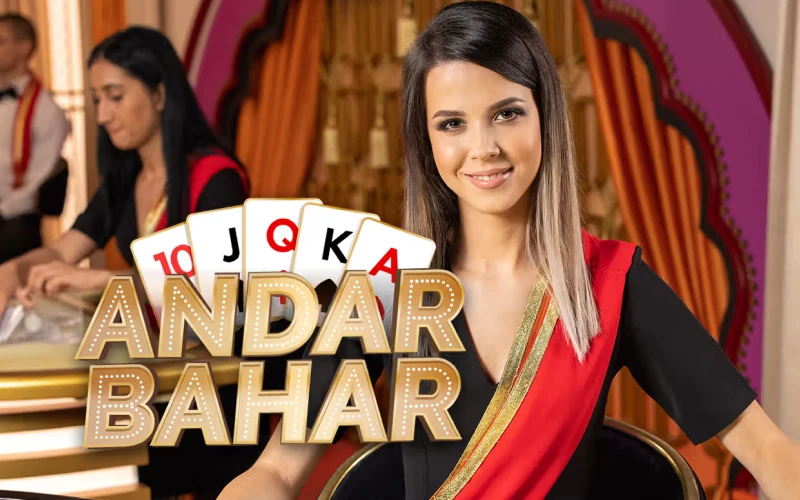 Juega a Andar Bahar con crupieres en vivo en 1win.